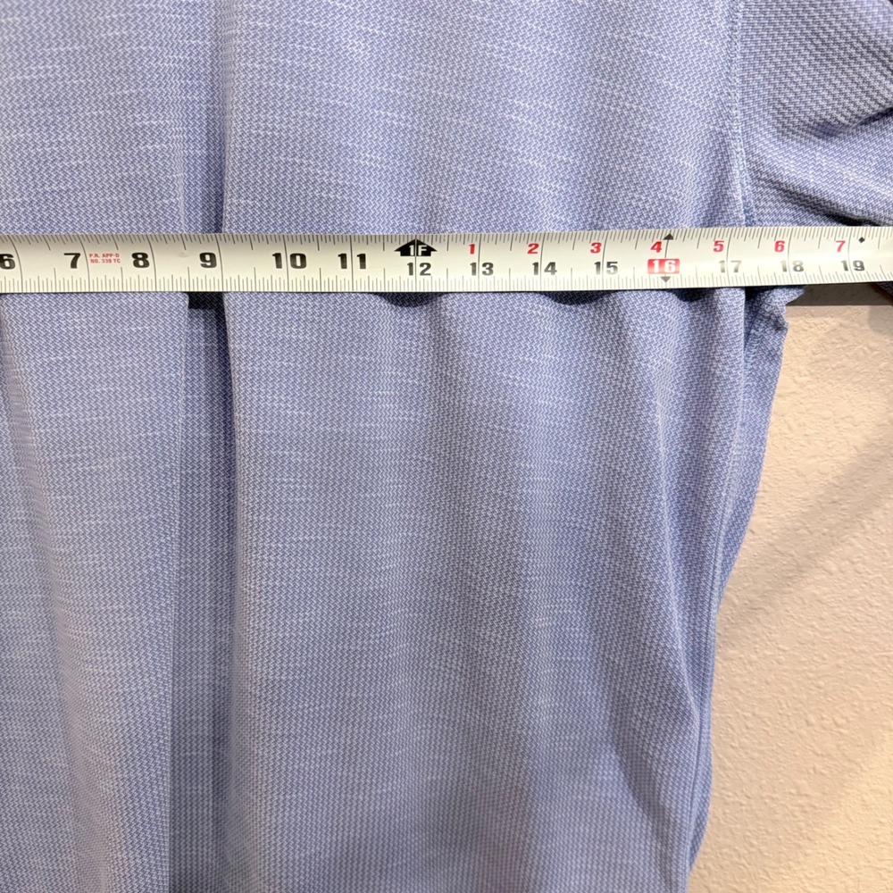 Tommy Bahama IslandZone Mens Medium Blue V-Neck T-Shirt Tencel Coolmax Blend - Picture 7 of 8
